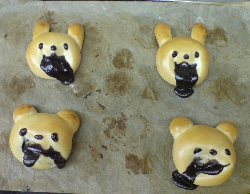 チョコクリームパン_画像加工前